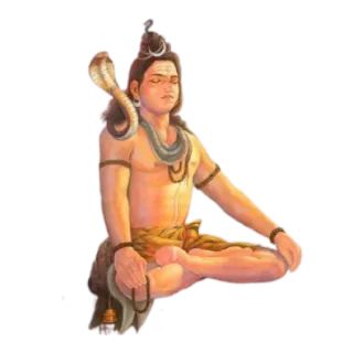 ✨ Shiva hinduism, meditation, yoga, god, deity telegram sticker
