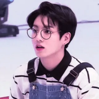 🍼 Jungkook kpop, アイドル, セレブ, 歌手, ジョングク, メガネ telegram sticker
