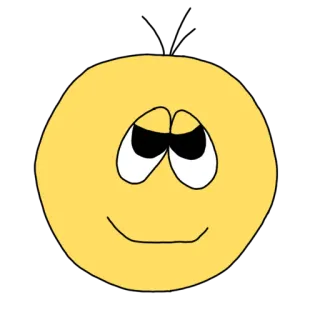 🤤 Emoji, Smiley, Rosto, Amarelo, Desenho animado, Expressão whatsapp sticker