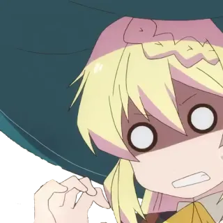 😨 Аниме, Манга, Мультфильм, В шоке, В замешательстве telegram sticker