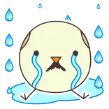 😭 sad, crying, tears, emotional, cartoon, cute, kawaii telegram sticker