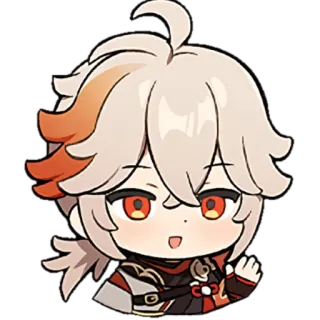 🙂 Kaedehara Kazuha Genshin Impact Anime, Genshin Impact, Kaedehara Kazuha, Videojuego, Personaje, Sticker telegram sticker