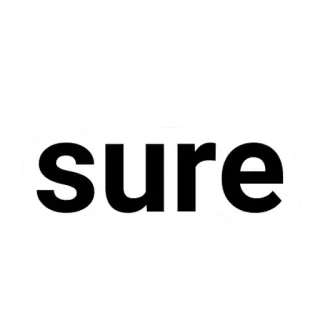 💬 sure accord, oui, positif, consentement, approbation whatsapp sticker