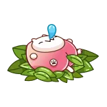 😴 dier, cartoon, schattig, kawaii, blob, bladeren telegram sticker