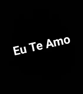 ❤️ Eu Te Amo 愛, フレーズ, ポルトガル語, ロマンス, 告白 whatsapp sticker