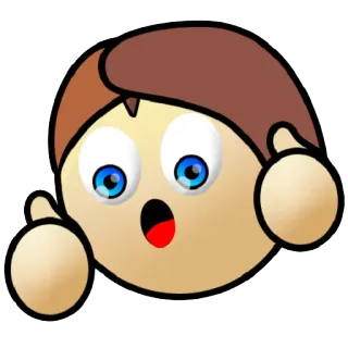 👍 Мультик, Палец вверх, Радостный, Восторженный, Позитивный, Согласен telegram sticker