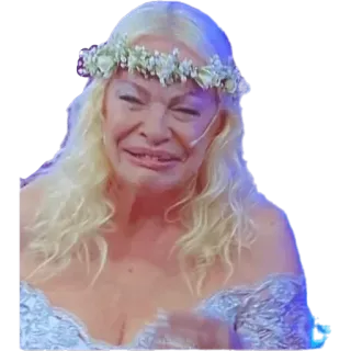 😩 Frau, weinen, traurig, emotional, Tränen, Person, Gesicht telegram sticker