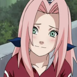 😲 Sakura Haruno Naruto anime, sakura, haruno, naruto, character, ninja telegram sticker