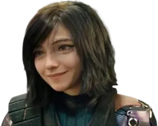 🙂 Alita Alita: Battle Angel Alita, Battle Angel, Cyborg, Anime, Mangá, Ficção científica, Filme whatsapp sticker