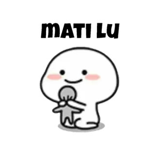 🔪 cute, character, sticker, cartoon telegram sticker