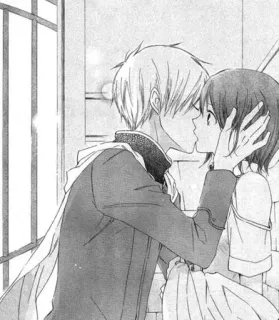 ♥️ Anime, Beso, Romance, Pareja, Manga telegram sticker