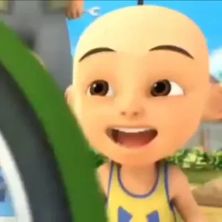 👶 Upin Upin & Ipin upin, ipin, Cartoon, Kind, Figur, Animation telegram sticker