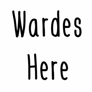 👱 Wardes Here text, wardes, hier telegram sticker