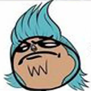 😎 cartoon, character, sticker, angry, funny telegram sticker