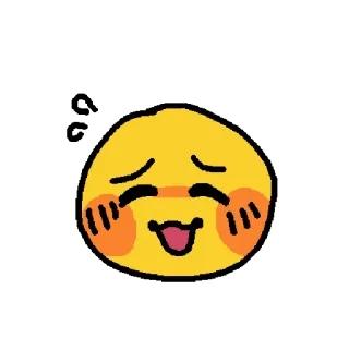 😂 Emoji, Joyeux, Mignon, Smiley, Kawaii telegram sticker