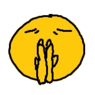 🙏 Emoji, Doa, Tangan, Meme, Ekspresi, Emosi telegram sticker