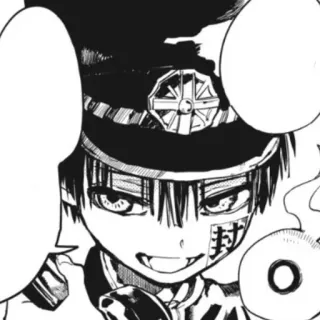 🔌 Hanako-kun Toilet-bound Hanako-kun Anime, Mangá, Fantasma, Uniforme escolar, Sobrenatural, Espírito, Juventude whatsapp sticker