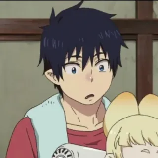 ☁️ Rin Okumura Blue Exorcist Anime, Charakter, Blue Exorcist, Rin Okumura telegram sticker