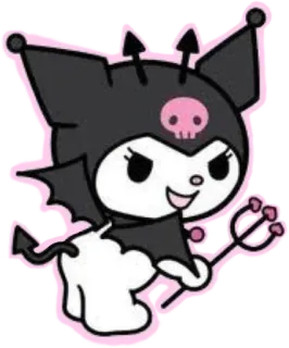 Kuromi by @wellsear🧚🏻‍♀️ telegram stickers