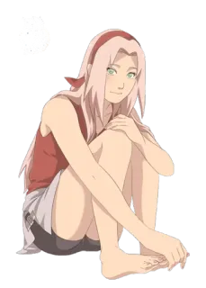 😊 Sakura Naruto Anime, Sakura, Naruto, Karakter, Manga telegram sticker