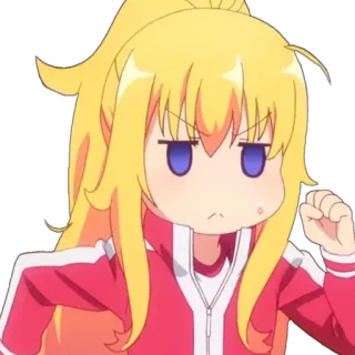 ☹️ Anime, Bravo/a, Menina, Desenho animado, Fofo/a telegram sticker