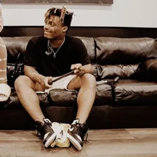 😏 Juice Wrld rapper, nhạc sĩ, ca sĩ, hip hop telegram sticker