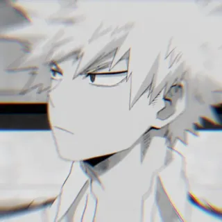 💥 Katsuki Bakugo My Hero Academia 动漫, 漫画, 爆豪胜己, 我的英雄学院, 角色, 贴纸 telegram sticker