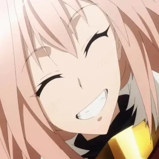 😁 Anime, Lächeln, Mädchen, Porträt, Süß telegram sticker