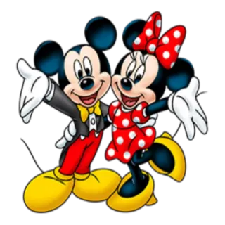 ❤️ Mickey Mouse Desenho animado, Rato, Disney, Mickey Mouse, Minnie Mouse, Personagens telegram sticker