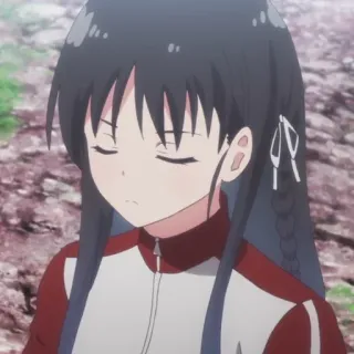 😑 anime, girl, character, japanese, animation, portrait telegram sticker