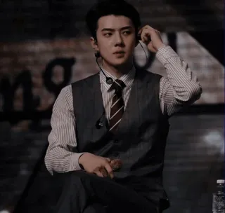 🐺 Sehun kpop, music, singer, celebrity, asian, male telegram sticker