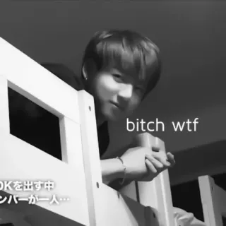 🤐 bitch wtf insulting, offensive, profanity, slang telegram sticker