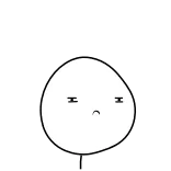 🤨 cute, emoji, simple, expression, face whatsapp sticker