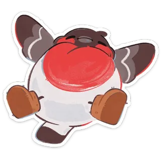 😵 Vogel, niedlich, Tier, Cartoon telegram sticker