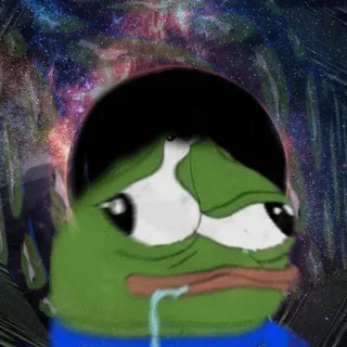 ✨ Pepe the Frog pepe, frog, sad, meme, internet meme telegram sticker