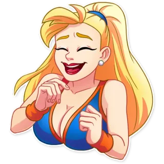 Cheerleader Girl telegram stickers