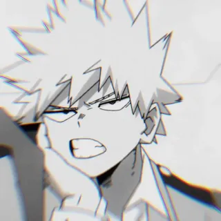 💥 Bakugo Katsuki My Hero Academia 动漫, 我的英雄学院, 爆豪, 胜己, 漫画 telegram sticker