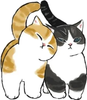 🥰 kucing, kucing, anak kucing, imut, binatang, hewan peliharaan, hewan peliharaan, persahabatan telegram sticker