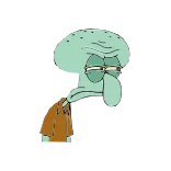 😒 Squidward Spongebob Squarepants Сквидвард, Спанч Боб, Мультфильм, Nickelodeon, Персонаж telegram sticker