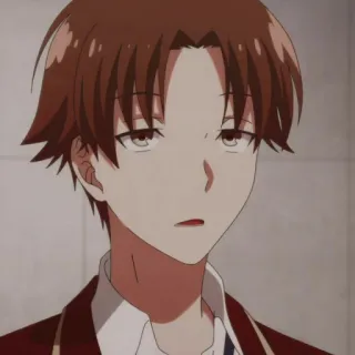 🏓 Ayanokoji Kiyotaka Classroom of the Elite アニメ, シリアス, 学校, 少年, キャラクター telegram sticker