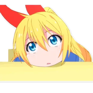 🙂 anime, ragazza, cartone animato, adesivo telegram sticker