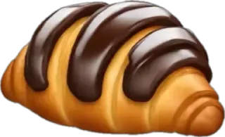 🤩 Croissant, Schokolade, Gebäck, Essen, Dessert, Frühstück telegram sticker