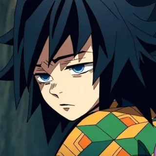 🌟 Giyu Tomioka Demon Slayer anime, demon slayer, giyu tomioka, manga, character telegram sticker