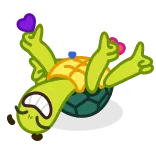 Bobby the Turtle whatsapp stickers