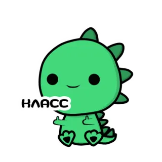 👍 КЛАСС dinosaurier, süß, cartoon, grün, aufkleber telegram sticker
