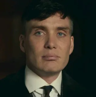 🥱 Thomas Shelby Peaky Blinders Thomas Shelby, Peaky Blinders, Cillian Murphy, Porträt, TV-Serie, Drama, Krimi, Gangster telegram sticker