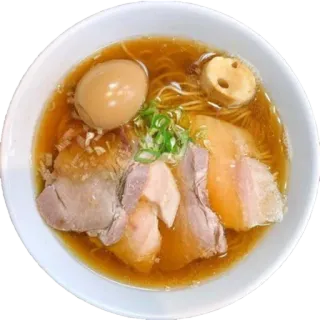 🍜 Ramen, Macarrão, Ovo, Porco, Caldo, Japonês, Comida telegram sticker