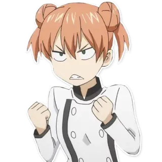 😠 Anime, Personnage, Colère, Chef, Expression whatsapp sticker