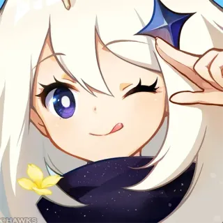 💠 Paimon Genshin Impact Anime, Paimon, Genshin Impact, Video game, Fantasi, Lucu whatsapp sticker
