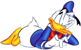 😠 Donald Duck Дональд Дак, мультфильм, Дисней, персонаж, анимация telegram sticker